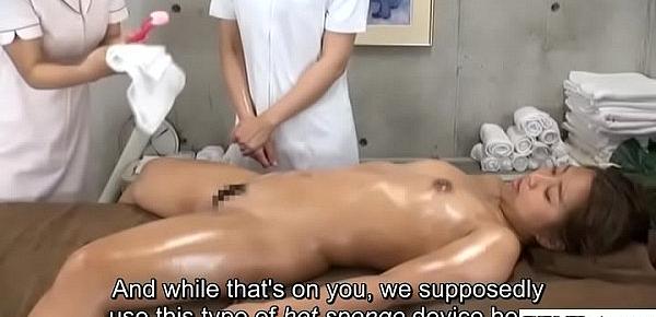  JAV lesbian massage clinic new hire training day Subtitles